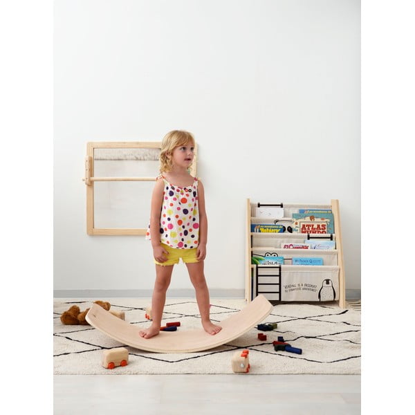 Béžová látková detská knižnica 60x70 cm Animals - Folkifreckles-image-1