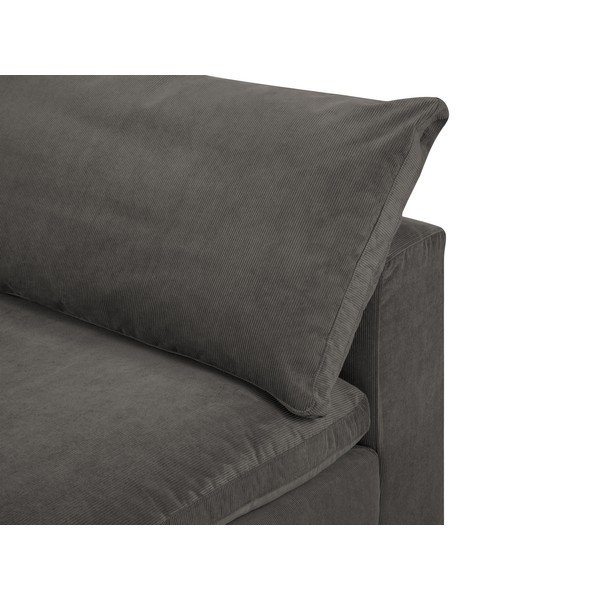 Tmavohnedá prostredná časť menčestrovej modulárnej pohovky Windsor & Co Sofas Galaxy-image-1