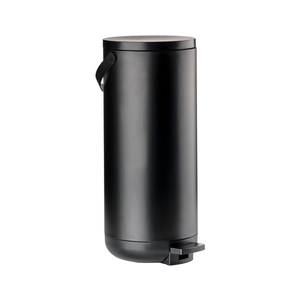 Čierny nášľapný plastový odpadkový kôš 35 l Circular – Zone