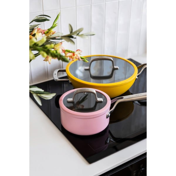 Wok panvica s pokrievkou/s keramickým povrchom ø 28 cm Meda 3.0 – FABINI-image-4