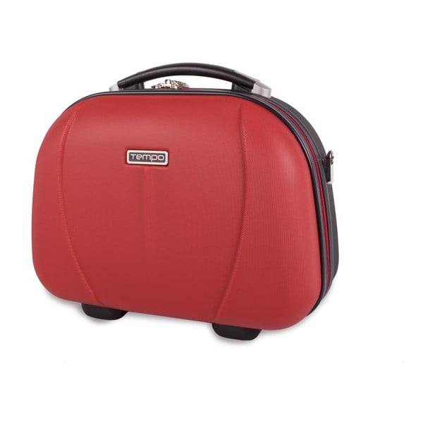 Červený cestovný kozmetický kufrík Tempo