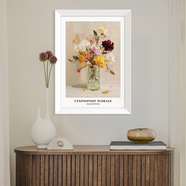 Tlačený obraz s rámom 56x75 cm Sunny Bouquet – Styler-image-2