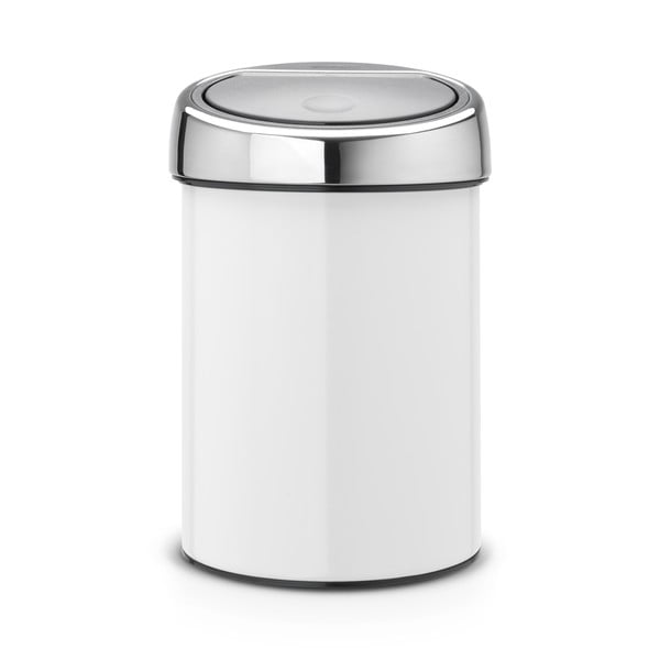 Biely dotykový oceľový odpadkový kôš 3 l Touch Bin – Brabantia-image-4