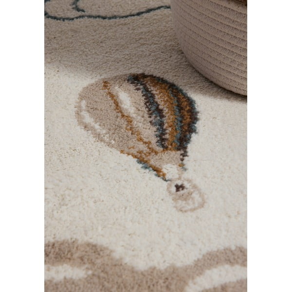 Krémový detský koberec 160x235 cm Hot Air Balloon – Hanse Home-image-3