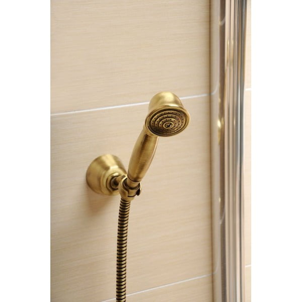 Mosadzná sprchová hlavica v bronzovej farbe ø 5 cm Antea – Sapho-image-1