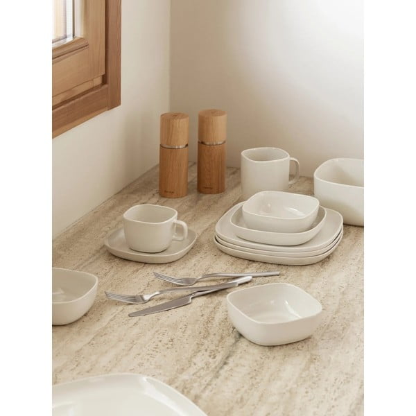 Krémovobiela kameninová šálka 200 ml Vahlo – Blomus-image-3