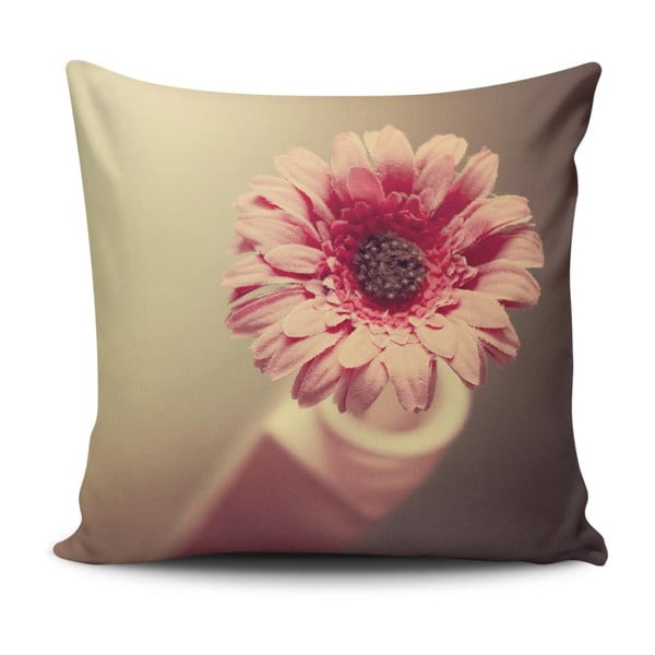 Vankúš s prímesou bavlny Cushion Love Rose, 45 × 45 cm