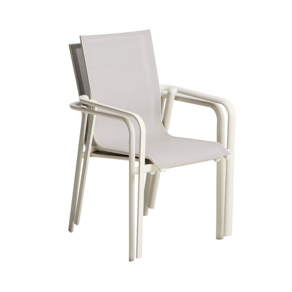 Béžová záhradná stolička Canea – Kave Home-image-4