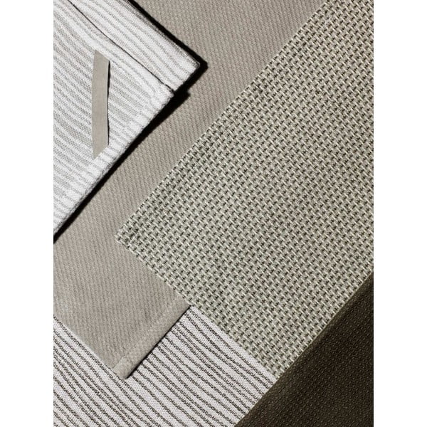 Sada 2 bielych bavlnených utierok na riad Blomus Pattern, 50 x 70 cm-image-1