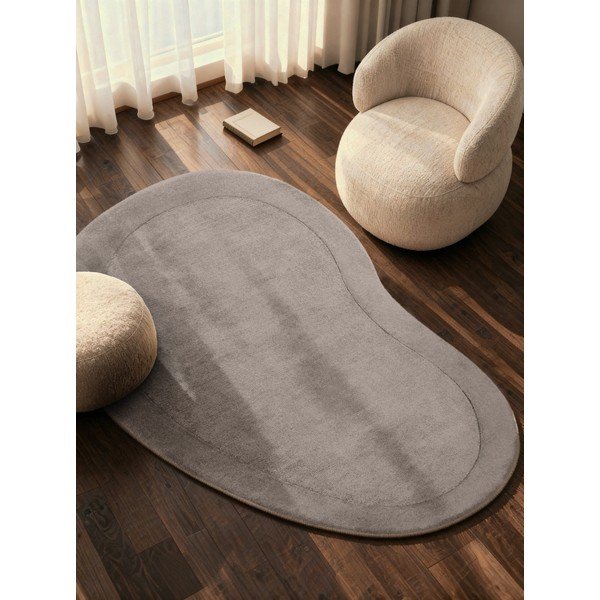 Sivý ručne tkaný koberec s prímesou vlny 125x200 cm Kari Organic – Villeroy&Boch-image-1