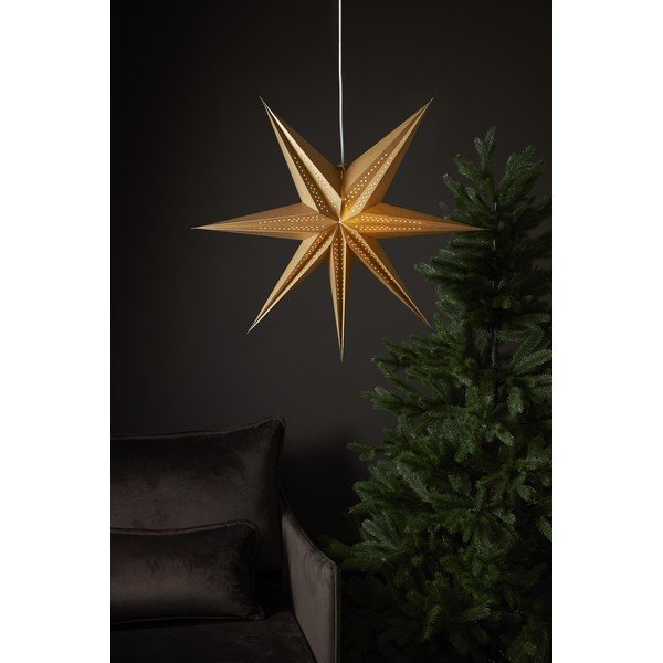 Vianočná svetelná dekorácia v zlatej farbe ø 60 cm Point - Star Trading-image-3