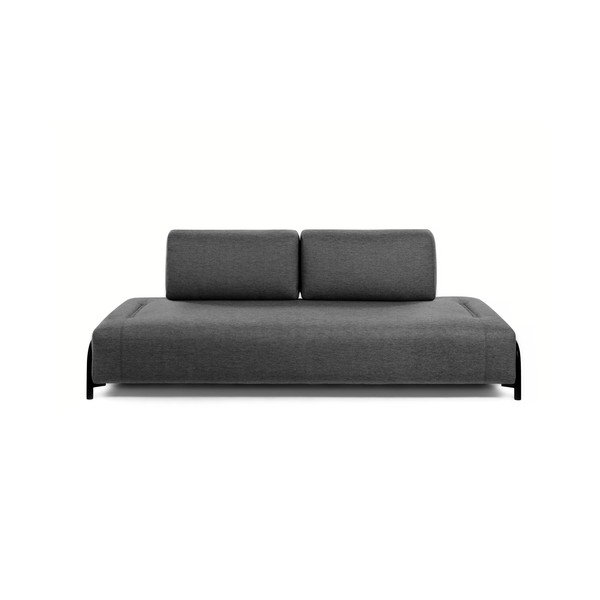 Tmavosivá pohovka s podrúčkami Kave Home Compo-image-3