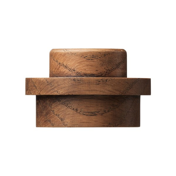 Súprava 3 nástenných háčikov z tmavo moreného dubového dreva LEGO® Wood-image-4