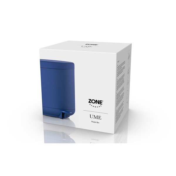 Modrý pedálový plastový odpadkový kôš 4 l Ume – Zone-image-3