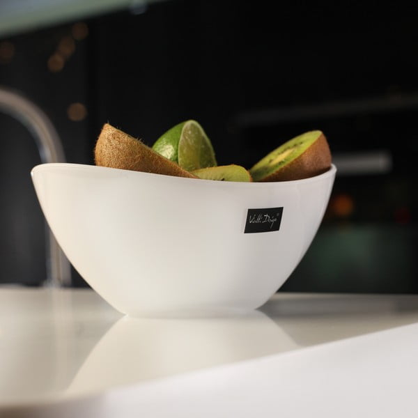 Biela šalátová misa Vialli Design, 16 cm-image-1