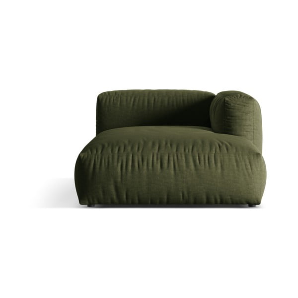 Zelený modul pohovky (pravý roh) Martina – Micadoni Home