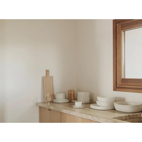 Krémovobiela kameninová šálka 200 ml Vahlo – Blomus-image-4