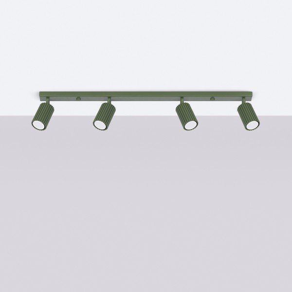 Zelené bodové svietidlo 6,5x81 cm Gleam – Sollux-image-4