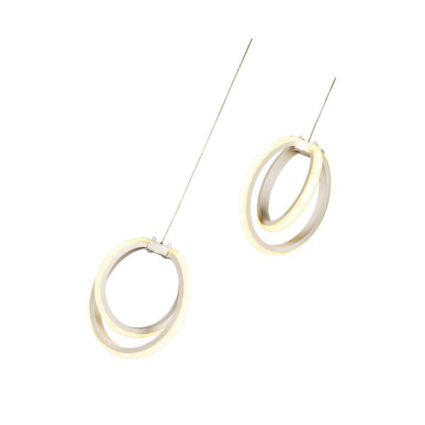 Biele kovové LED závesné svietidlo ø 20 cm Sezen – Squid Lighting-image-3