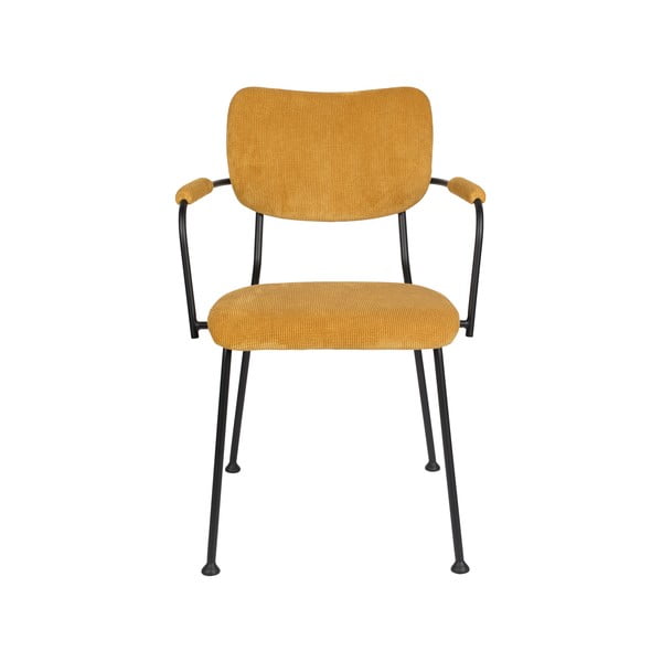 Okrovožlté jedálenské stoličky v súprave 2 ks Benson – Zuiver