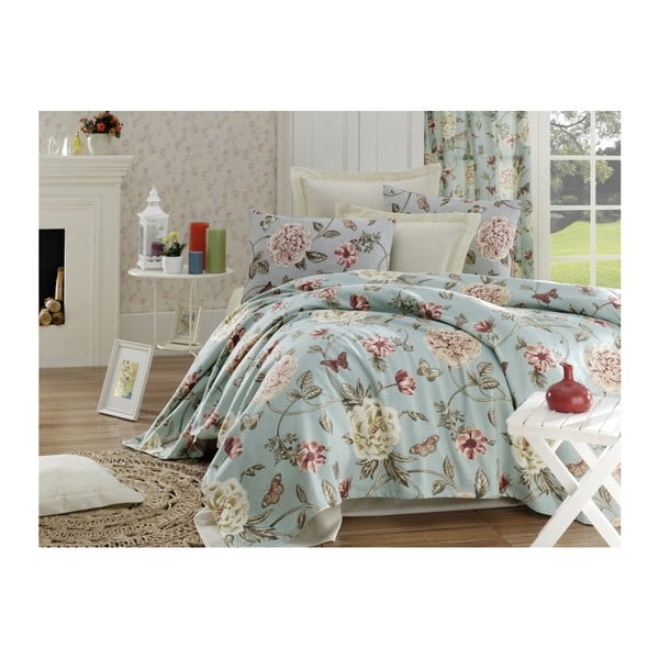 Bavlnený pléd cez posteľ na dvojlôžko Single Pique Rasso, 200 × 235 cm
