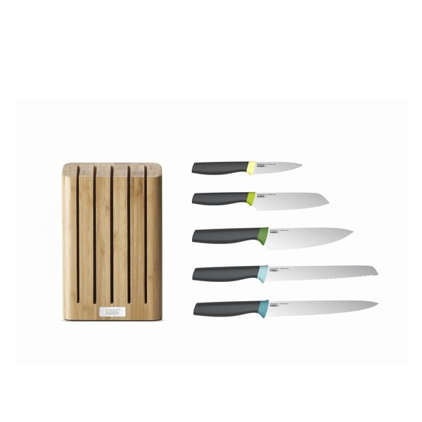 Súprava nožov v bambusovom stojane Josoph Josoph Elevate-image-4