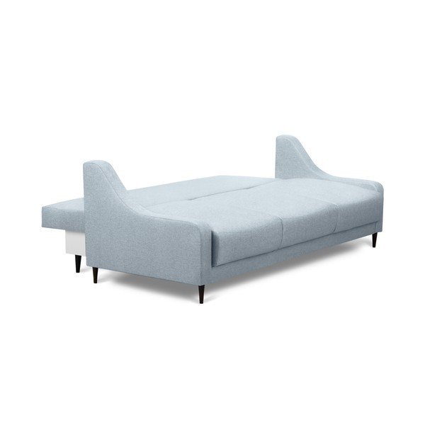 Svetlomodrá rozkladacia pohovka s úložným priestorom Mazzini Sofas Ancolie, 215 cm-image-4