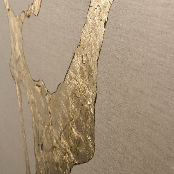 Ručne maľovaný obraz 90x120 cm Wild Horizon Gold – Malerifabrikken-image-3