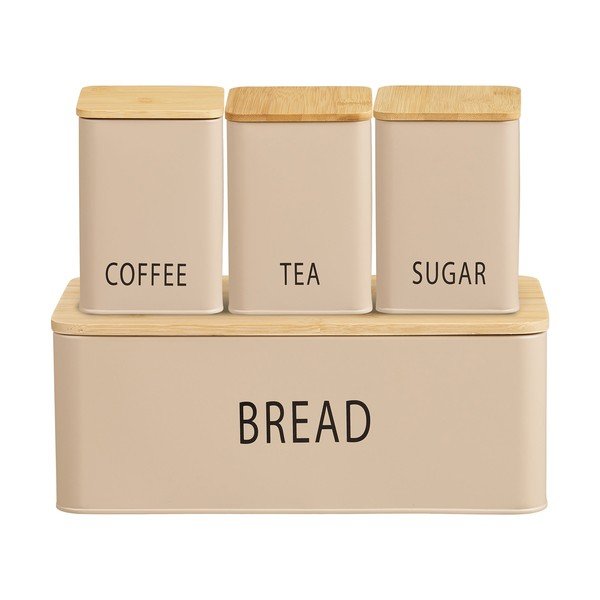 Kovové dózy v súprave 4 ks Tula – House Nordic