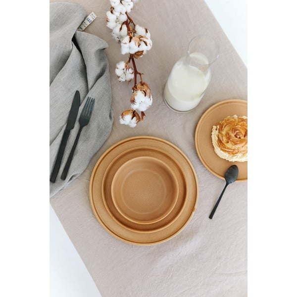 12-dielna súprava tehlovooranžového kameninového riadu Bonami Selection Malia-image-3