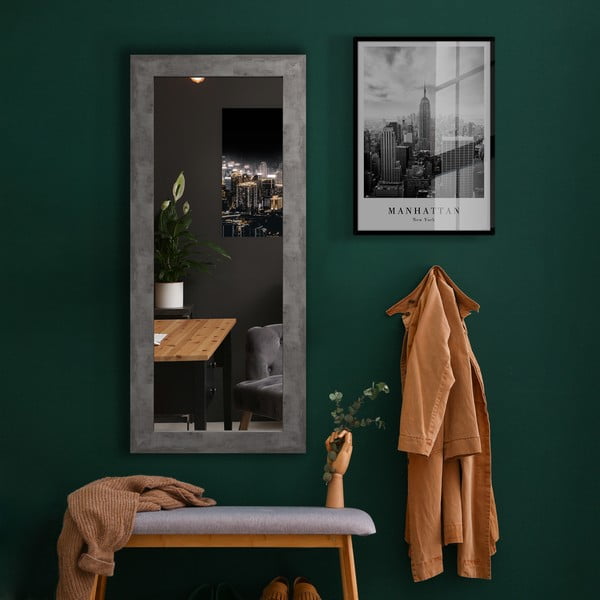 Nástenné zrkadlo v sivom ráme Styler Jyvaskyla, 60 x 148 cm-image-1