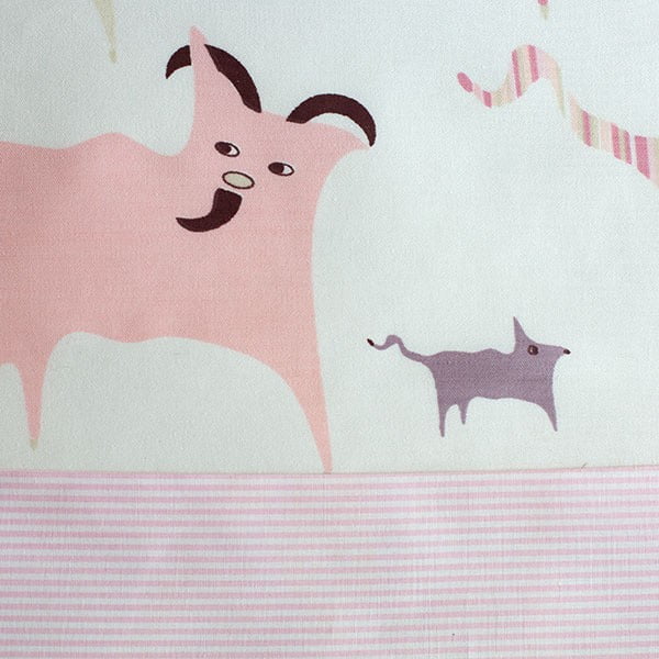 Detský spací vak Bartex Ružové zvieratká, 70 × 180 cm-image-2