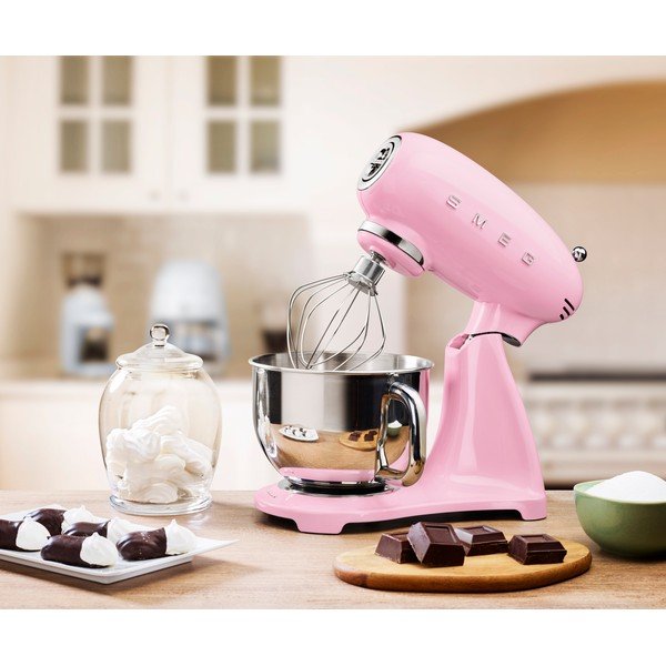 Ružový kuchynský robot Retro Style – SMEG-image-4