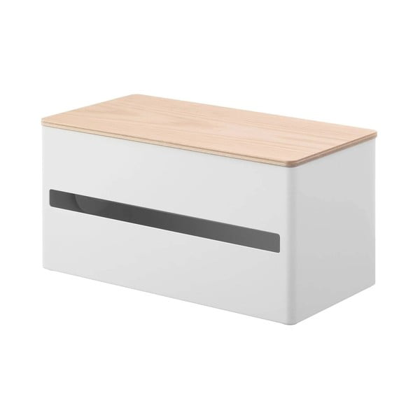 Biely kovový stojan na papierové utierky Rin – YAMAZAKI