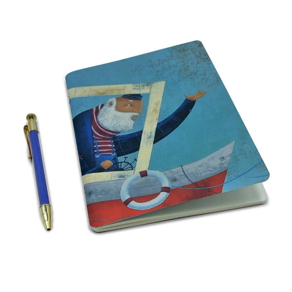 Zošit s perom 96 stránok formát A5 Sailor Man – Kartos