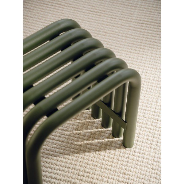 Zelená kovová záhradná stolička Nokk – noo.ma-image-2