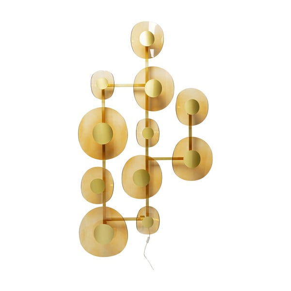 Nástenné svietidlo v zlatej farbe Mariposa – Kare Design