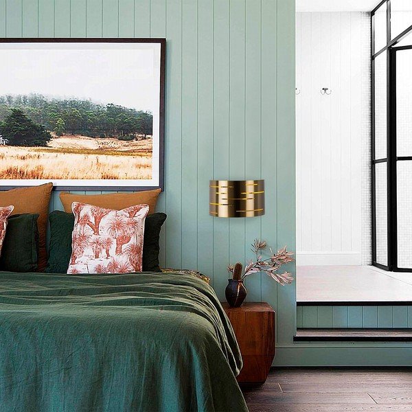 Nástenné svietidlo v zlatej farbe – Opviq lights-image-1