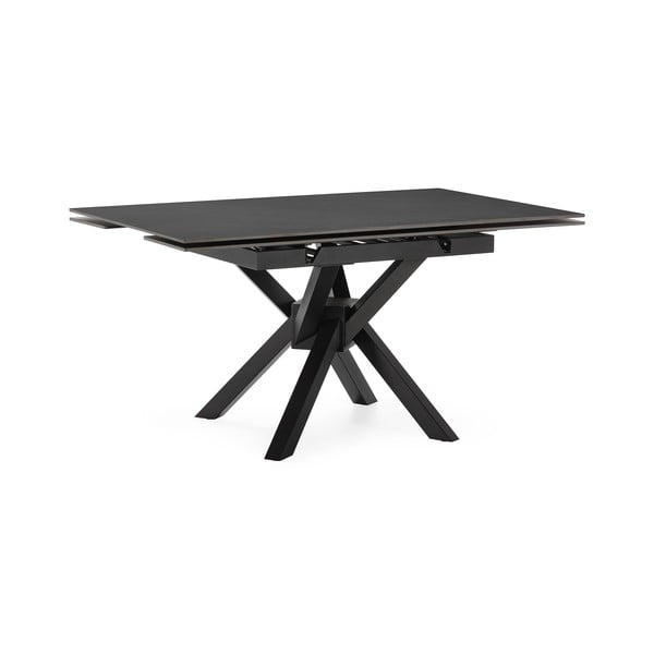 Rozkladací jedálenský stôl s prídavnou doskou s doskou z kameňa 90x150 cm Arlene – Marckeric-image-2