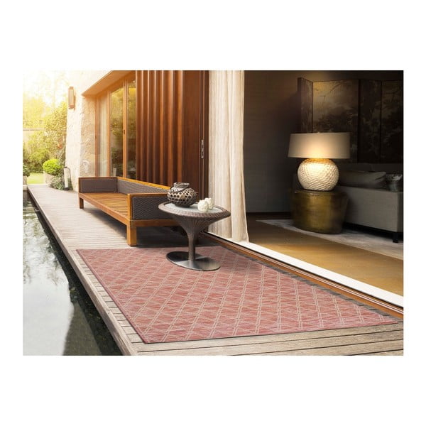 Ružový koberec Universal Kiara, 80 × 150 cm