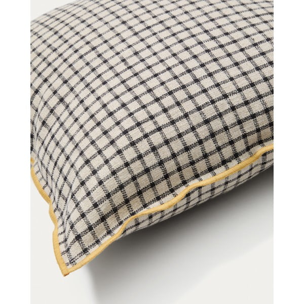 Obliečka na vankúš s prímesou ľanu 45x45 cm Airi – Kave Home-image-2