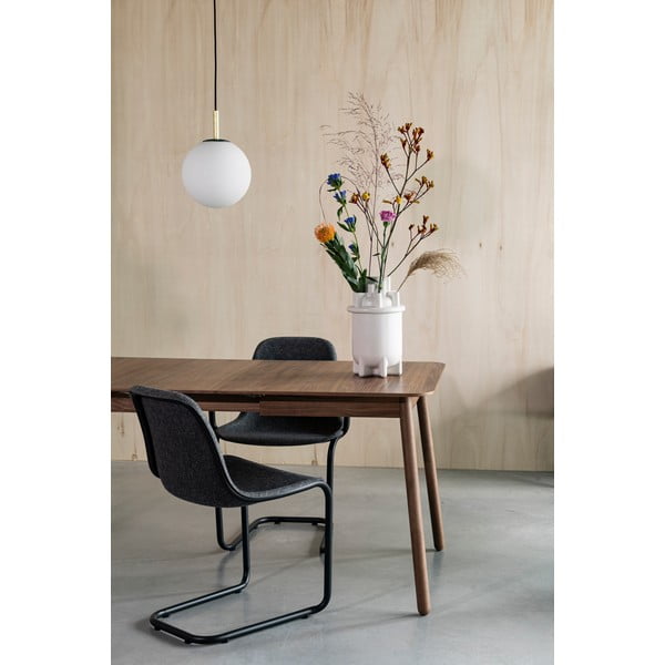 Rozkladací jedálenský stôl s doskou v dekore orechového dreva 80x120 cm Glimps – Zuiver-image-2