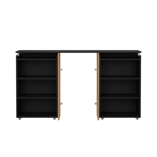 Čierne čelo postele 145x80 cm Naia – Tvilum-image-3