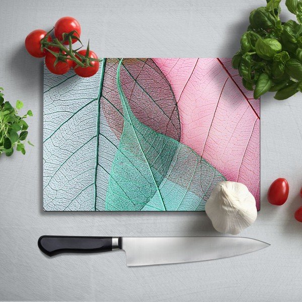 Sklenená doska na krájanie Insigne Leaf-image-1