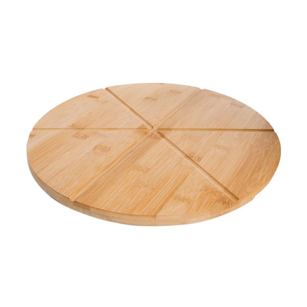 Bambusový podnos na pizzu Bambum Slice, ⌀ 35 cm