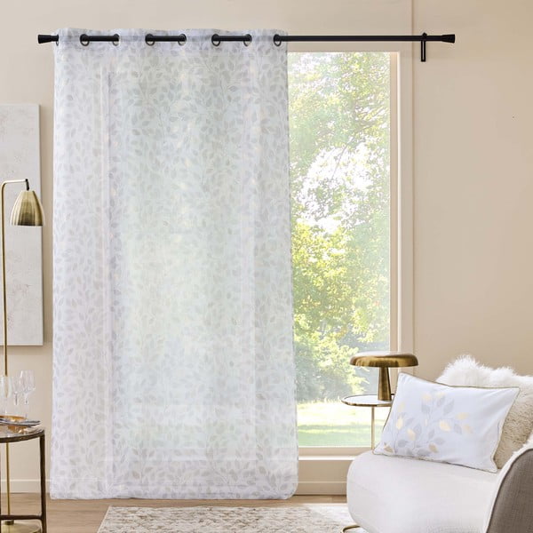 Biela voálová záclona 140x240 cm Duchesse – douceur d'intérieur-image-1