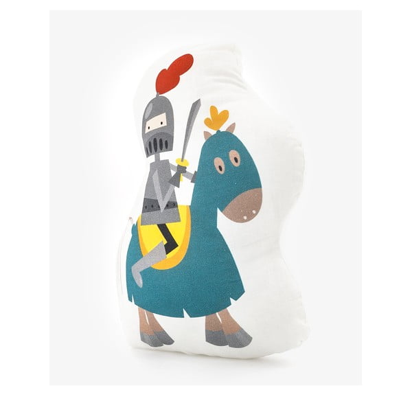 Bavlnený vankúšik Mr. Fox Knight, 40 × 30 cm-image-2
