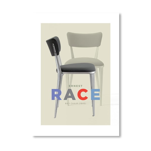 Autorský plagát Ernest Race Chair