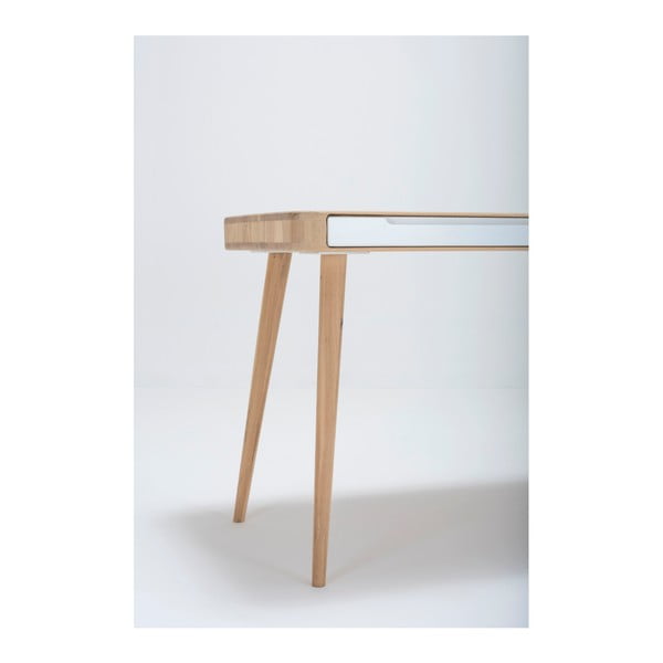 Pracovný stôl z dubového dreva Gazzda Ena, 140 × 60 cm-image-4