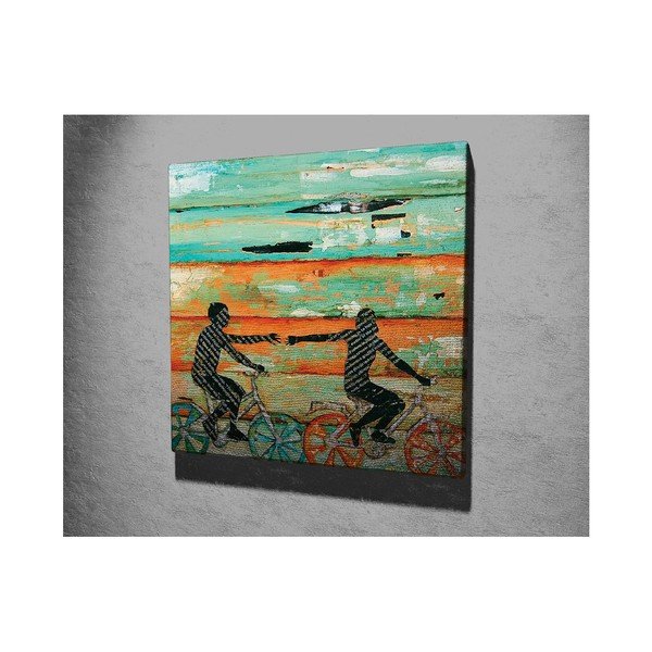 Nástenný obraz na plátne Bike Trip, 45 × 45 cm-image-2